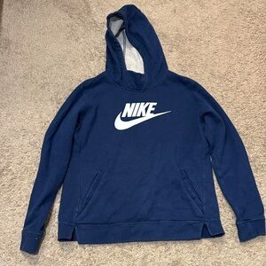 Nike Kids Navy Blue Pullover Hoodie